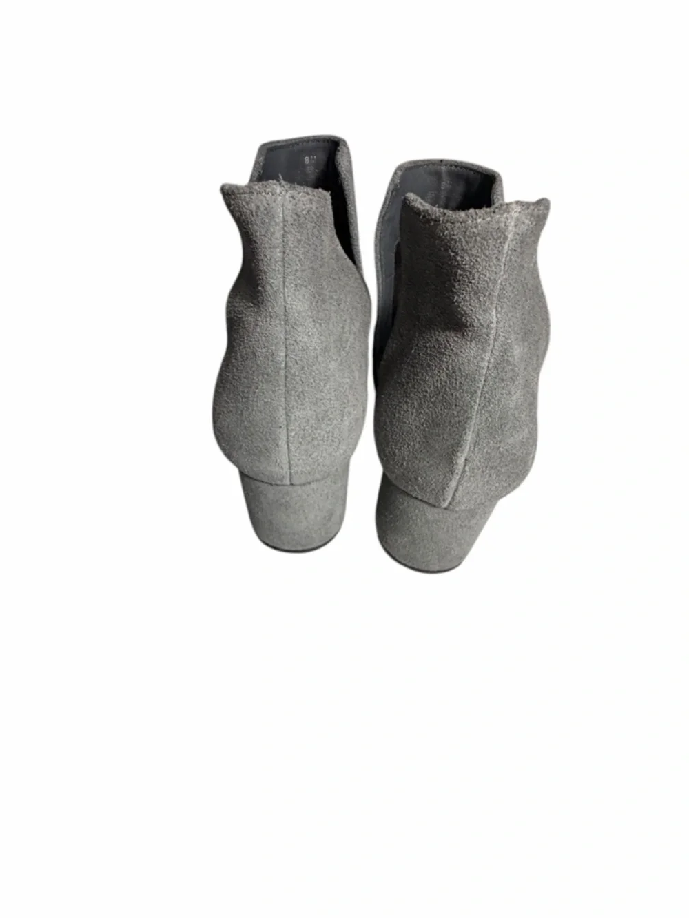 ABLE Gray Suede Cutout Ankle Boots - Women's 8